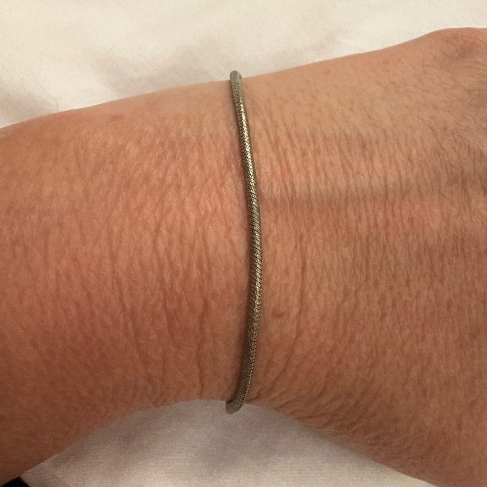 Milor Italy 1.8mm Snake 925 Sterling Bracelet 5g 8.25”